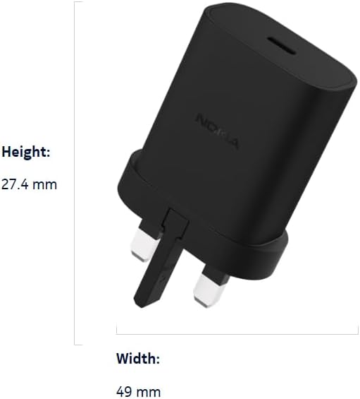 Nokia Fast Wall Charger 33W (UK) - Black