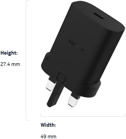 Nokia Fast Wall Charger 33W (UK) - Black