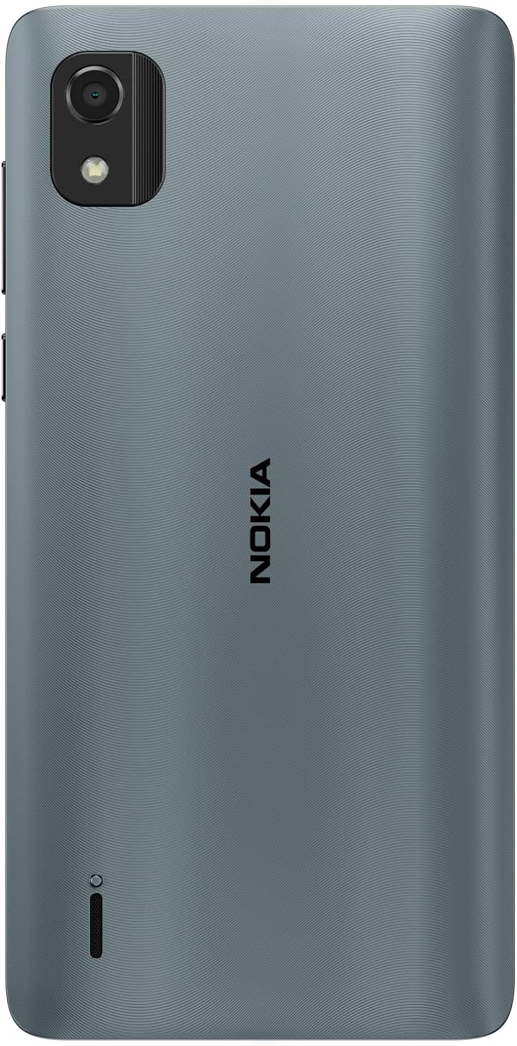 Nokia C2 2nd Edition 5.7” Smartphone with all-day battery life, 5MP & 2MP cameras, Android 11 (Go edition), MicroSD card slot supports up to 256GB, 2 years quarterly security updates, Dual SIM - Blue