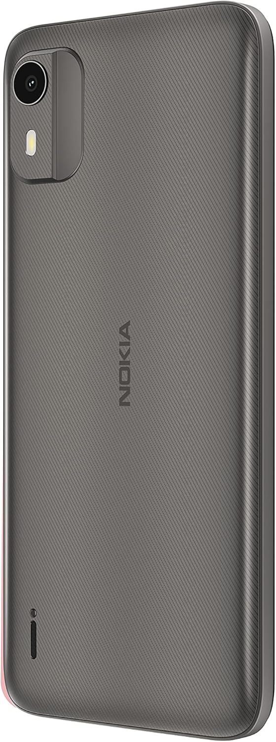 Nokia C12 6.3” HD+ Dual SIM Smartphone, Android 12 (Go edition), Octa-core 2GB RAM/64GB ROM, 8MP Rear /5MP Front Cameras, Night & Portrait modes, IP52 Rating, 3000mAh Battery - Charcoal