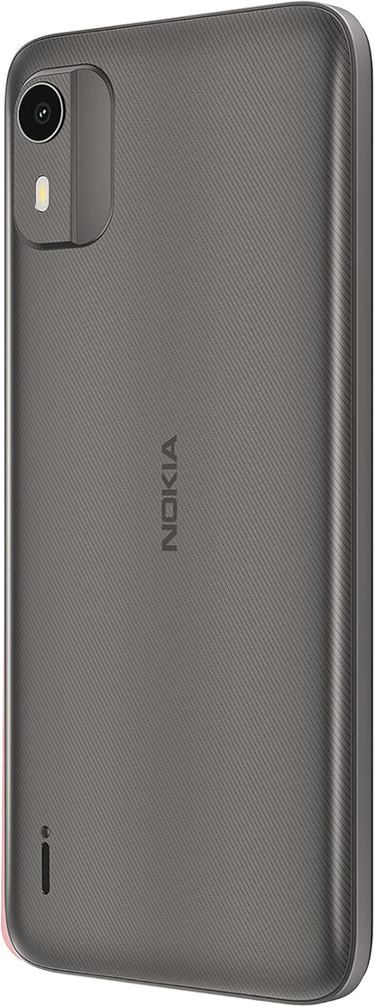 Nokia C12 6.3” HD+ Dual SIM Smartphone, Android 12 (Go edition), Octa-core 2GB RAM/64GB ROM, 8MP Rear /5MP Front Cameras, Night & Portrait modes, IP52 Rating, 3000mAh Battery - Charcoal