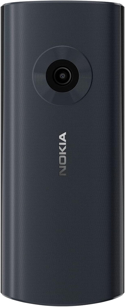 Nokia 110 4G Feature Phone with 4G, Camera, Bluetooth, FM radio, MP3 player, MicroSD, Long-Lasting Battery, and Pre-loaded Games, Dual Sim