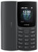 Nokia 105 2G Feature Phone with long-lasting battery, 12 hours of talk-time, wireless FM radio, large display, and tactile keyboard, Dual Sim - Charcoal