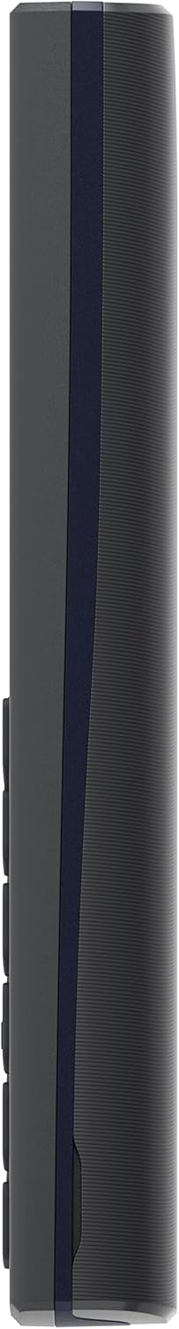 Nokia 105 2G Feature Phone with long-lasting battery, 12 hours of talk-time, wireless FM radio, large display, and tactile keyboard, Dual Sim - Charcoal