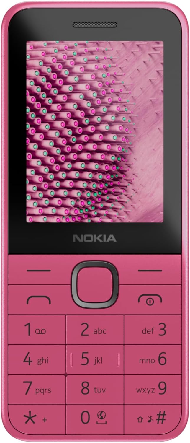 Nokia 225 4G 2.4" Feature Phone, Dual SIM –