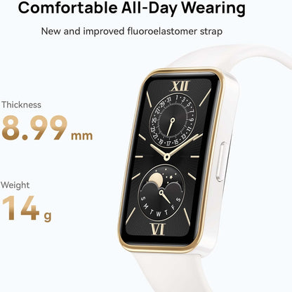 HUAWEI Band 9，Bluetooth, iOS & Android，Up to 14 Days Battery Life, Comfortable Wear, TruSleep 4.0, Scientific Sleep Tracking, 100 Training Modes，smartband，Starry Black Fluoroelastomer Strap