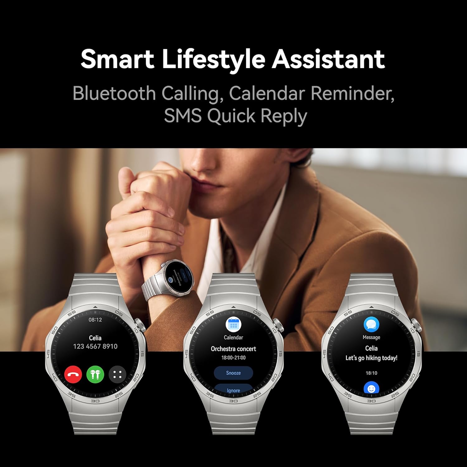 HUAWEI WATCH GT 4 Smart Watch - Up to 2 Weeks Battery Life Fitness Tracker - Compatible with Android & iOS - Health Monitoring with Pulse Wave Analysis - 41MM Green