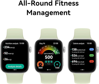 HUAWEI WATCH FIT 3, Bluetooth Calls, GPS Smartwatch, Aluminum Case,iOS & Android, 1.82′′AMOLED Display,Up to 10 Days Battery Life,Comprehensive Health&Fitness Management,Green