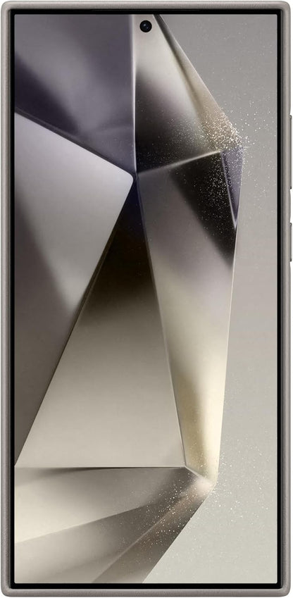 Samsung Galaxy Official S24 Ultra Vegan Leather Case, Taupe Taupe S24 Ultra Vegan Leather Case