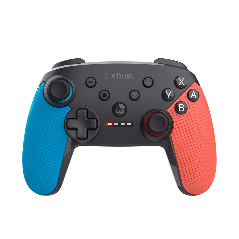 Trust Gaming GXT 1246B Muta Wireless Nintendo Switch Controller Bluetooth, 15h Playtime Rechargeable Battery, Play&Charge Cable, Dual Shock Vibration, Motion Controls, Switch Lite/OLED, Blue Red