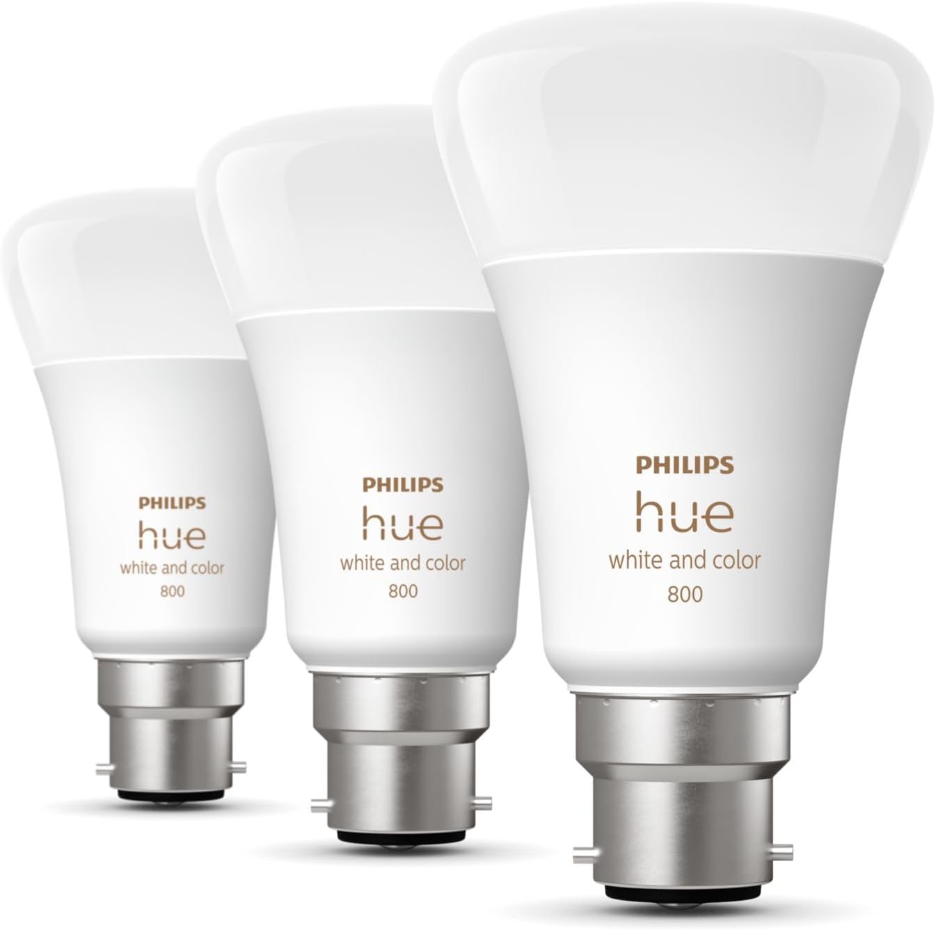Philips Hue White and Colour Ambiance 6.5W B22 3Pack