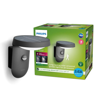 Philips has developed an UltraEfficient solar LED outdoor light that uses new technology to cut carbon emissions reduce material wa