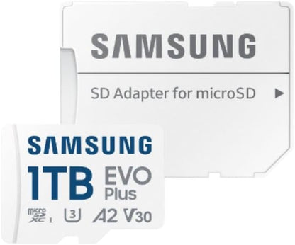 Samsung EVO Plus 1TB MicroSDXC Card UHS-I U3 with SD Adapter