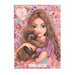 Depesche TOPModel Floral 13442 Writing Paper Set in Folder with Model Motif and Flowers Including Letter Sheets, Envelopes and Stickers