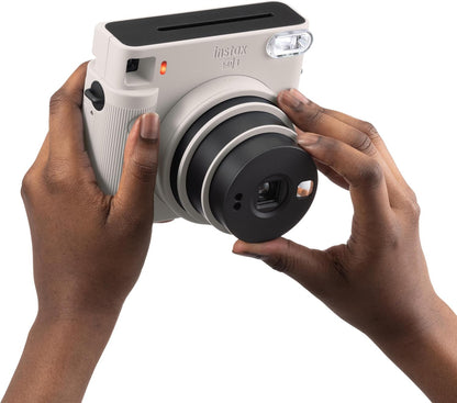 Instax SQUARE SQ1 Instant Camera, Chalk White