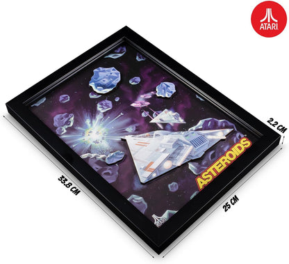 Official Atari 3D Wall Art - Asteroids Collection