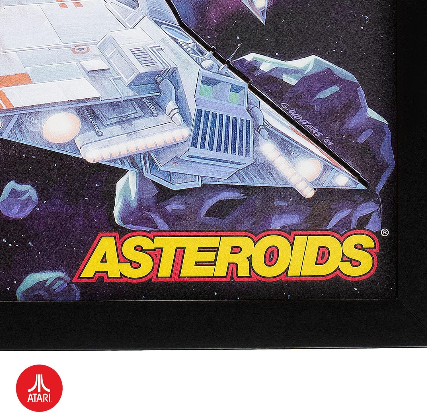 Official Atari 3D Wall Art - Asteroids Collection