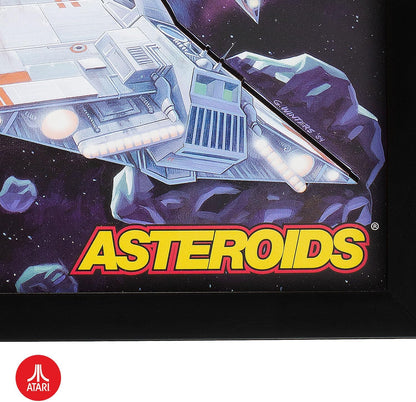 Official Atari 3D Wall Art - Asteroids Collection