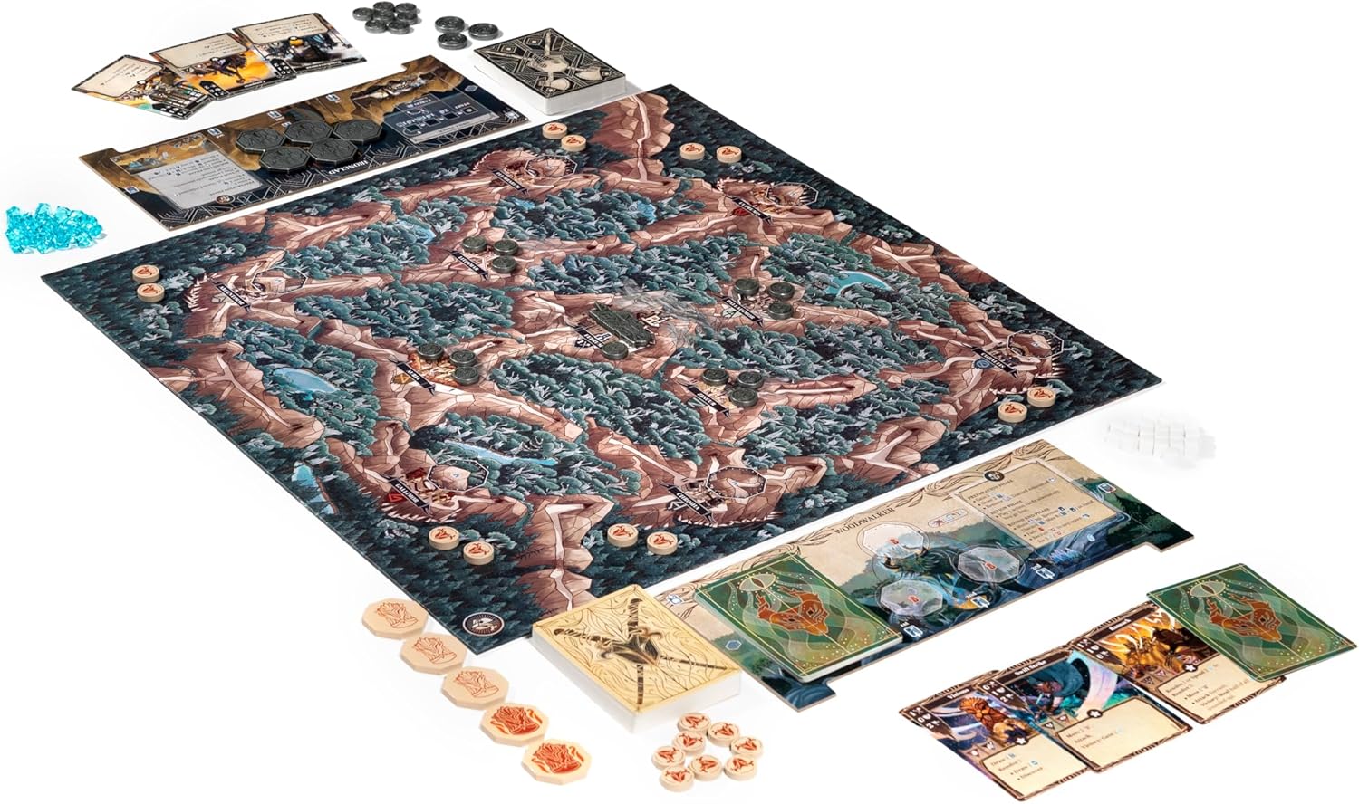 Mindclash Games Ironwood - Asymmetric Tactical Card Game for 1-2 Players | Faction-Specific Strategies & Multi-Use Action Cards | Highly Competitive Fantasy Warfare