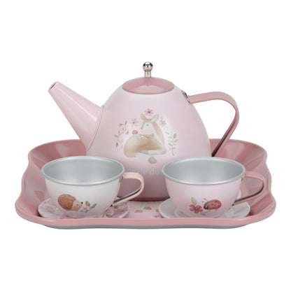 Little Dutch 2013746 metalen theeset met koffer - Fairy Garden