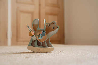 Little Dutch 7234 FSC Houten motorieklus schommeldier vos - Forest Friends