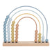 Little Dutch 7238 FSC Wooden Abacus Rainbow Forest Friends Blue