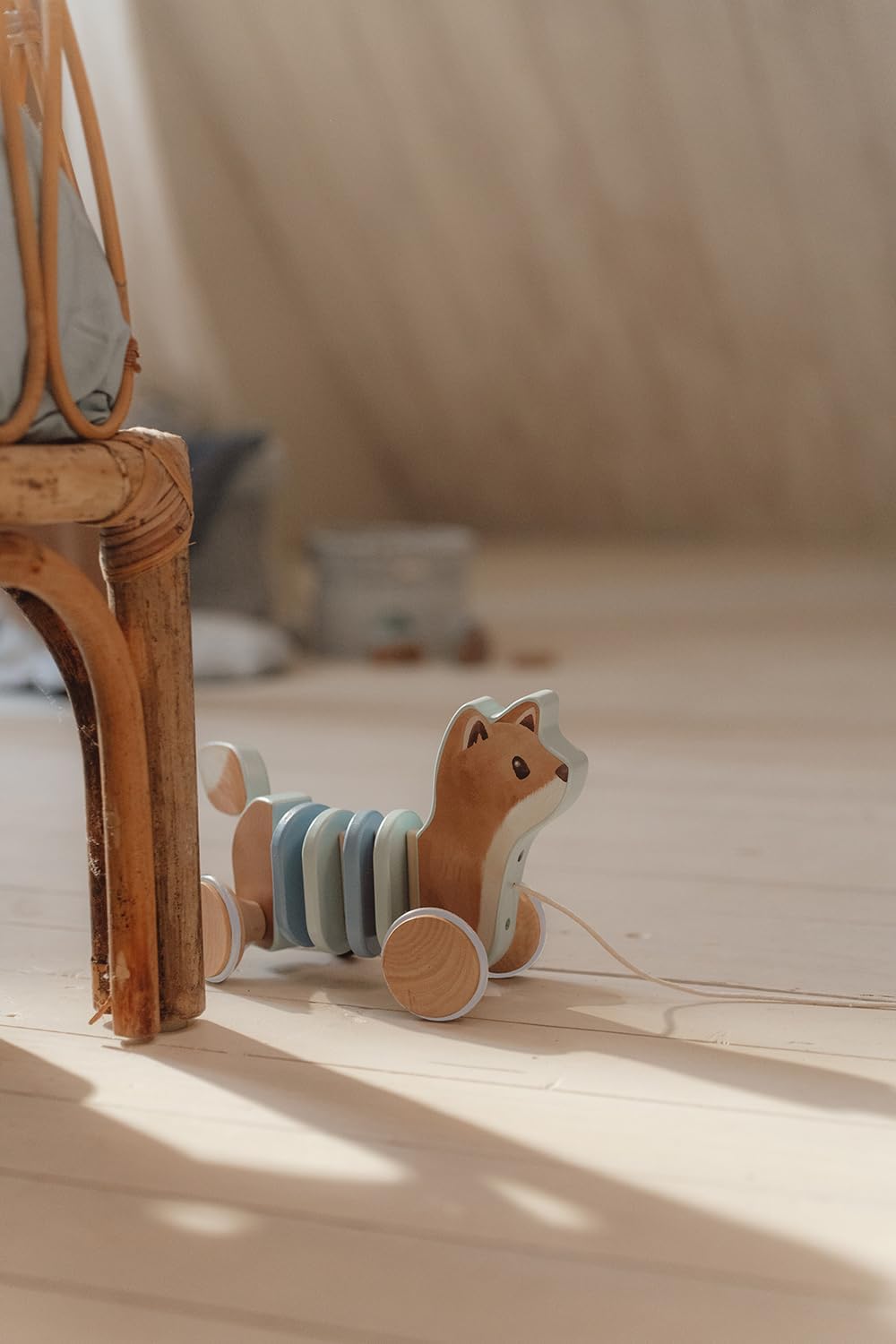Little Dutch Forest Friends 7257 FSC Wooden Pull Along Animal Fox