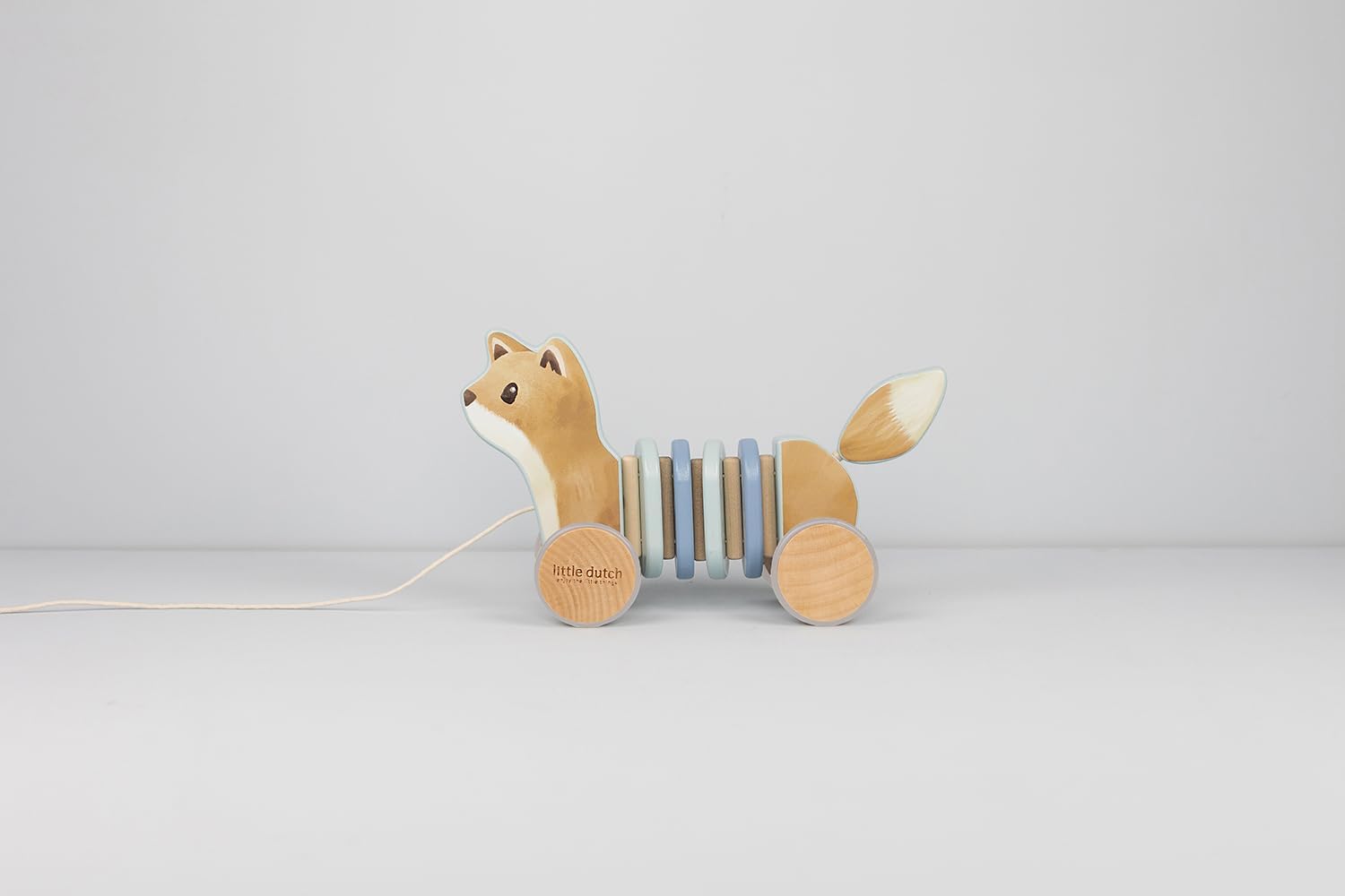 Little Dutch Forest Friends 7257 FSC Wooden Pull Along Animal Fox