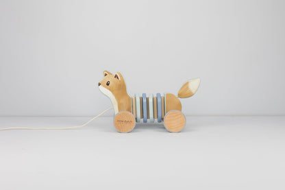 Little Dutch Forest Friends 7257 FSC Wooden Pull Along Animal Fox
