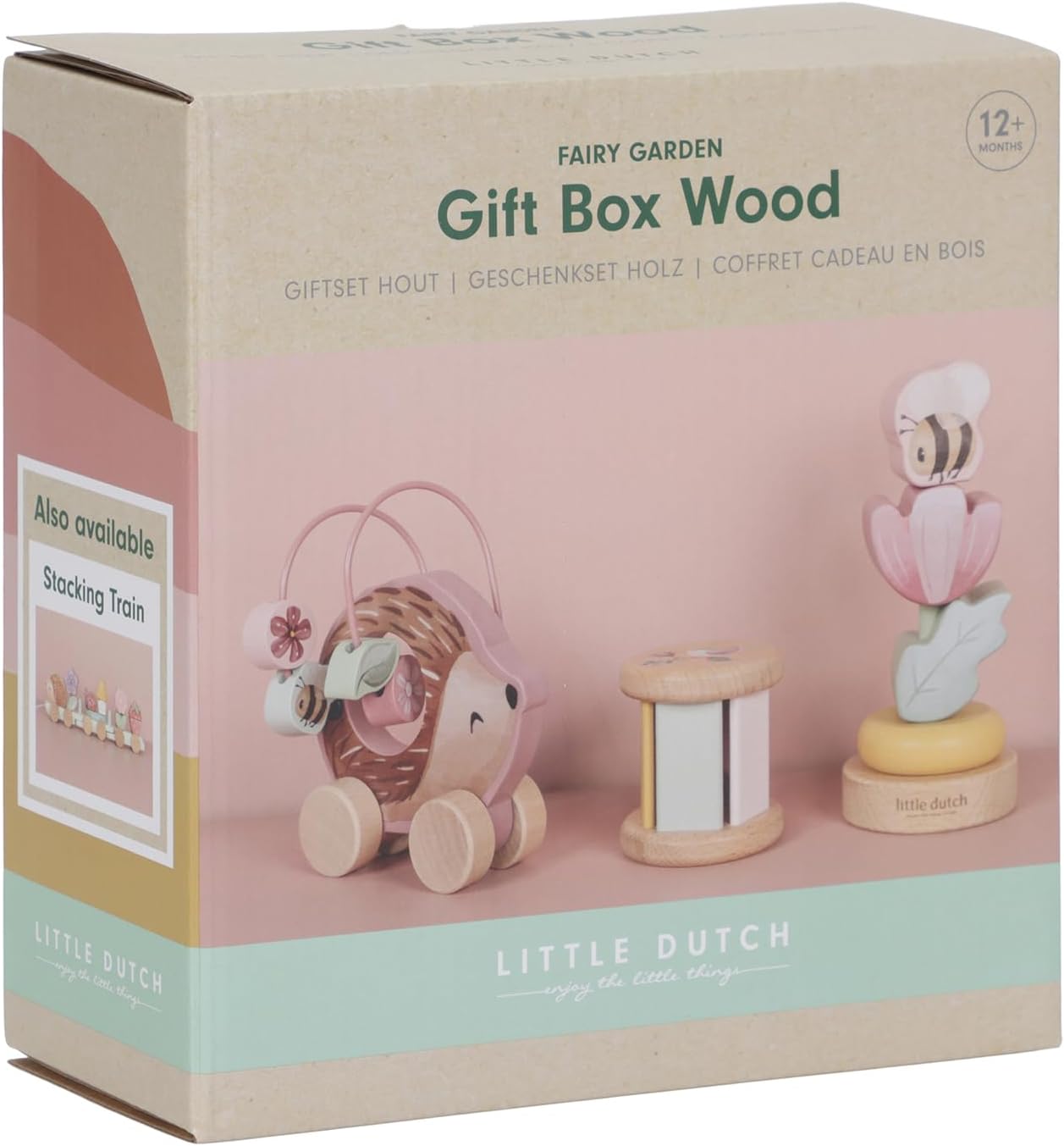 Little Dutch 7356 FSC houten speelgoed cadeauset - Fairy Garden roze