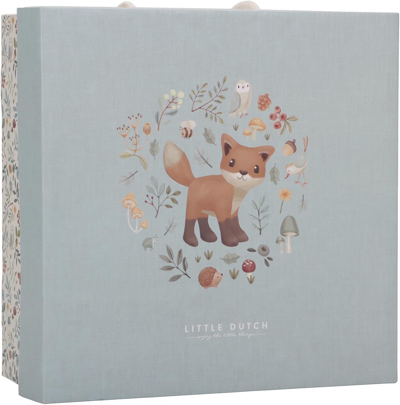 Little Dutch 8915 Geschenkset 3-teilig (Schmusetuch, Greifling, Stofftier) - Forest Friends