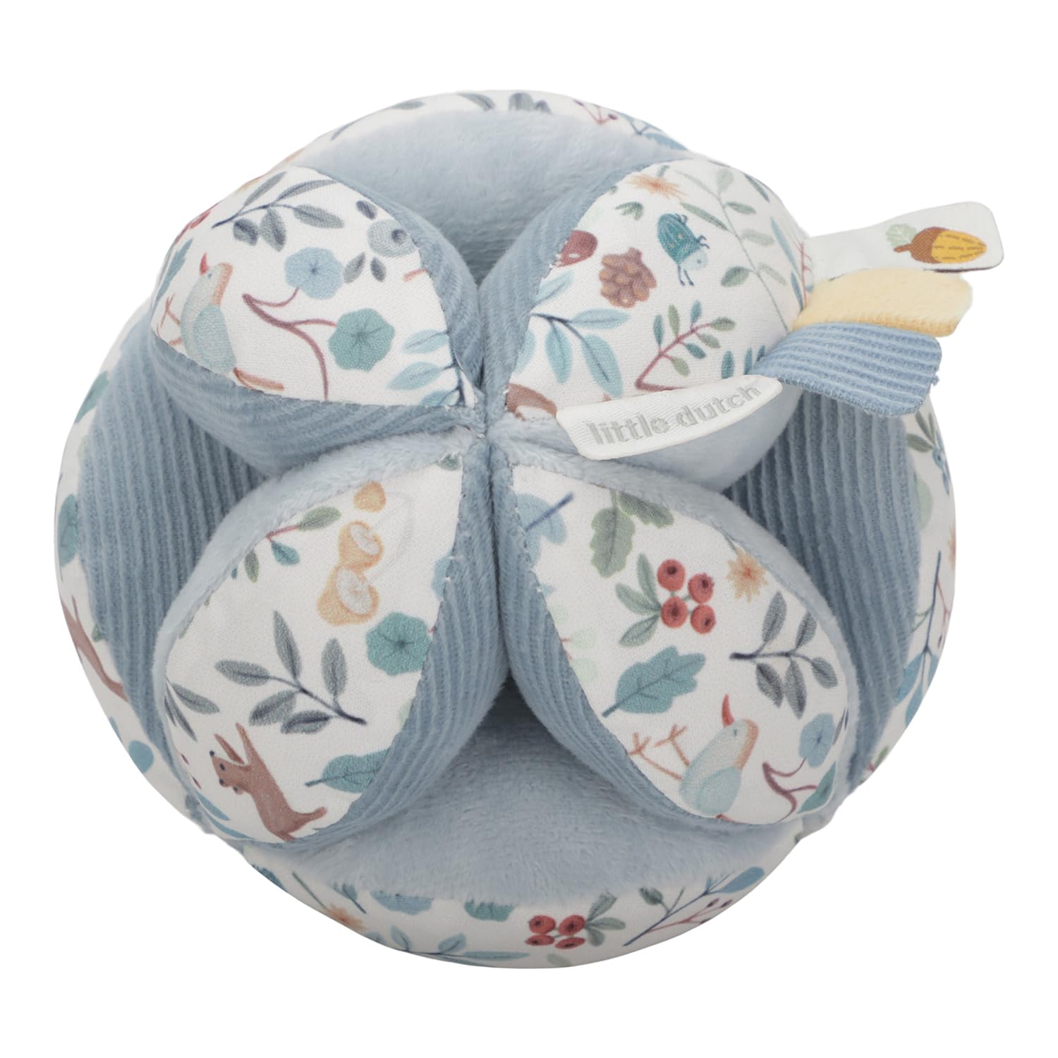 Little Dutch 8925 Activity Play Ball/Grasping Ball Forest Friends Blue
