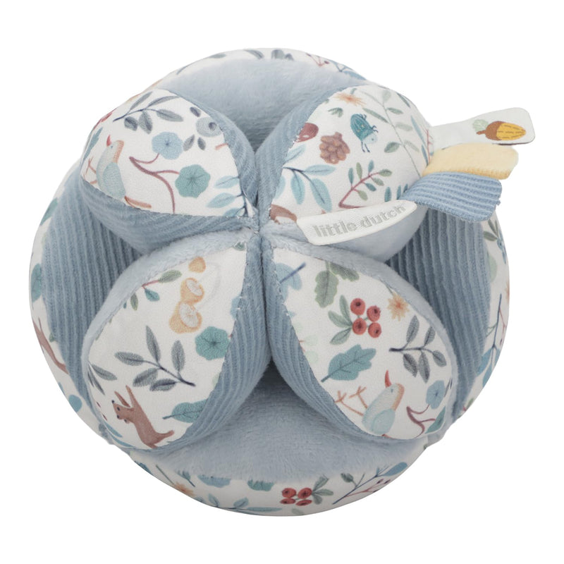 Little Dutch 8925 Activity Play Ball/Grasping Ball Forest Friends Blue