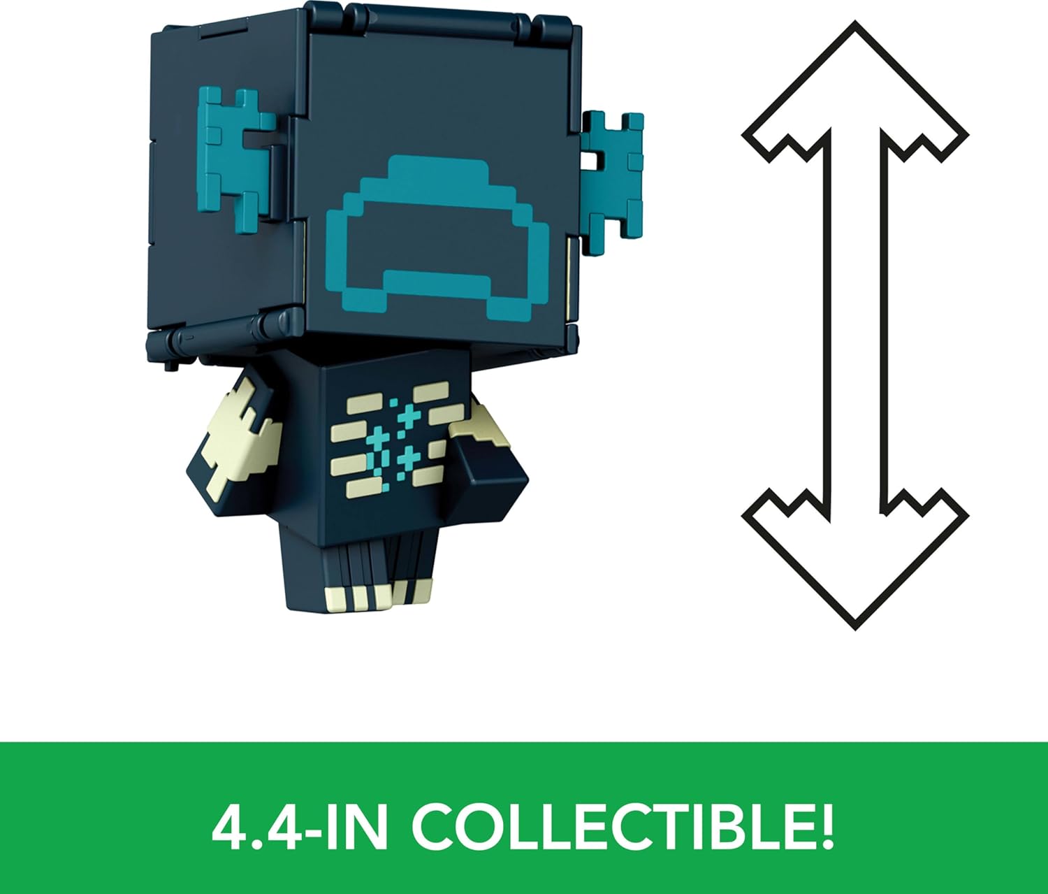 Mattel Minecraft Flippin’ Figs Figures Collection with 2-in-1 Fidget Play, 3.75-in Scale, Large Heads & Pixelated Design (Characters May Vary
