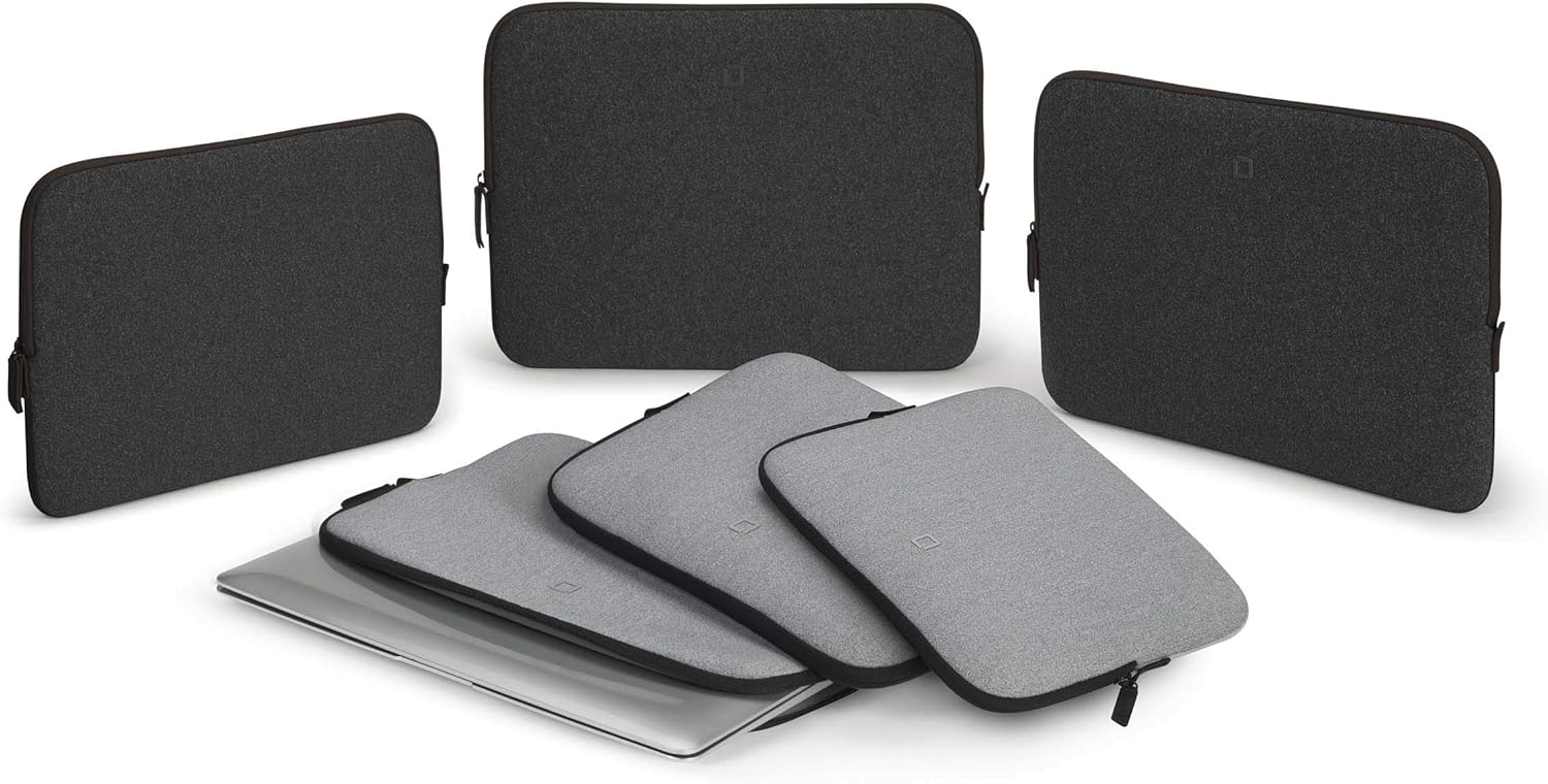 Dicota Skin Case 12 Inch URBAN MacBook Ultrabook Computer Tablet Sleeve, Stretch Neoprene Sleeve MacBook Case, Anthracite
