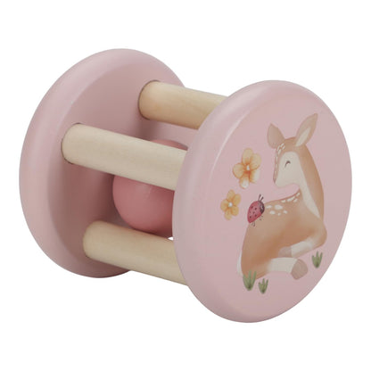 Little Dutch 7351 FSC Wooden Rattle Fairy Garden Pink