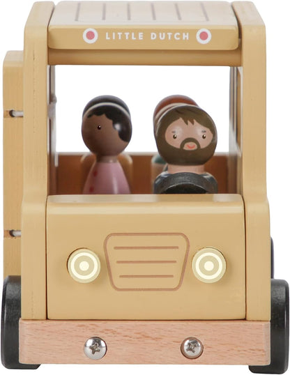 Little Dutch - Schoolbus met poppetjes FSC