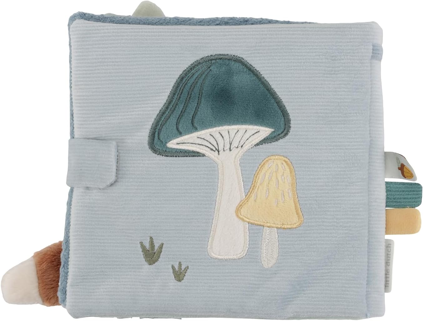 Little Dutch 8907 Activity stoffen boek voelboek - Forest Friends blauw