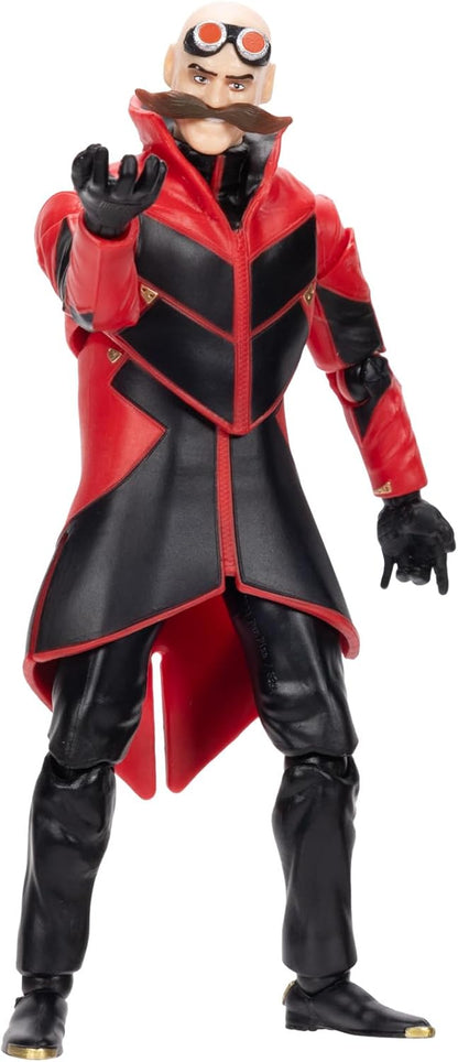 Sonic The Hedgehog Sonic 3 Movie Ivo Robotnik Collector Toy Figure by Jakks Pacific, Stands 5” / 13 cm Tall, Highly Articulated for Boys/Girls, Officially Licensed 3 Movie, Suggested for Ages 3+