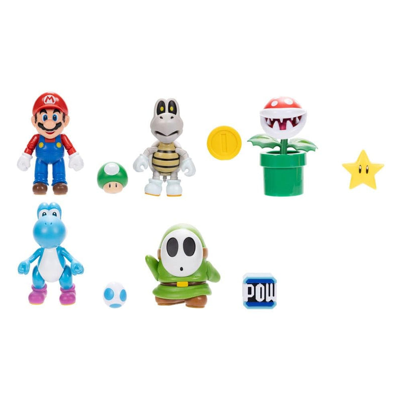 Super Mario Nintendo 4" gelede figuren (BUY TOTAAL VAN 6 voor Volledige doos maar geprijsd per stuk) /Toys