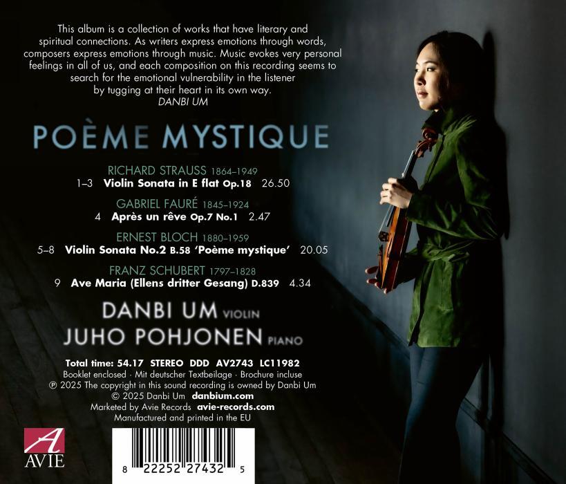 Strauss/Bloch/Schubert/Fauré: Poème Mystique
