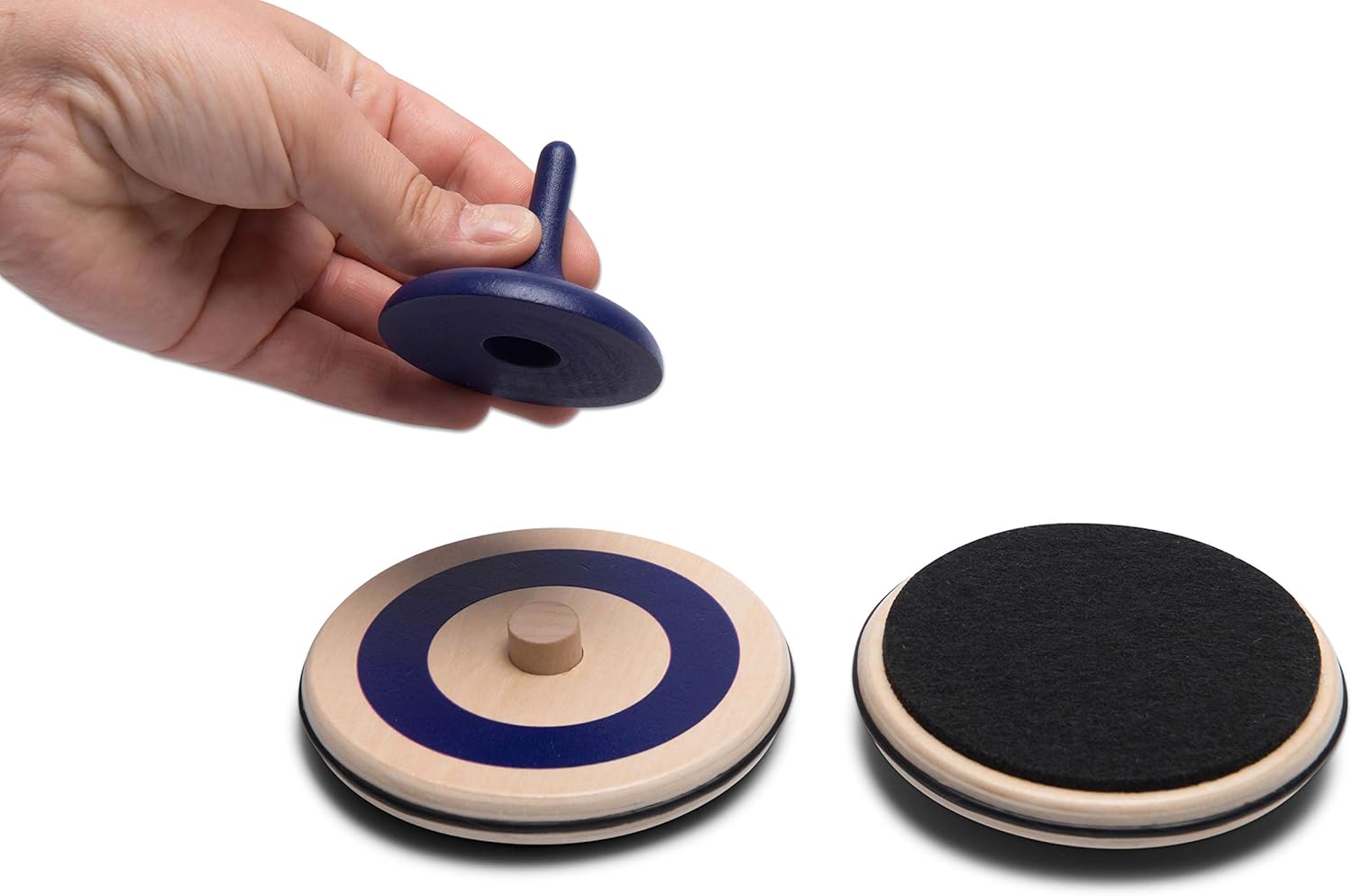 BS Toys - BS Toys Houten Indoor Curling Spel 13dlg.