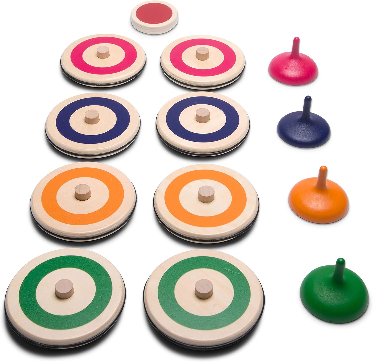 BS Toys - BS Toys Houten Indoor Curling Spel 13dlg.