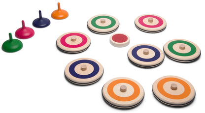 BS Toys - BS Toys Houten Indoor Curling Spel 13dlg.