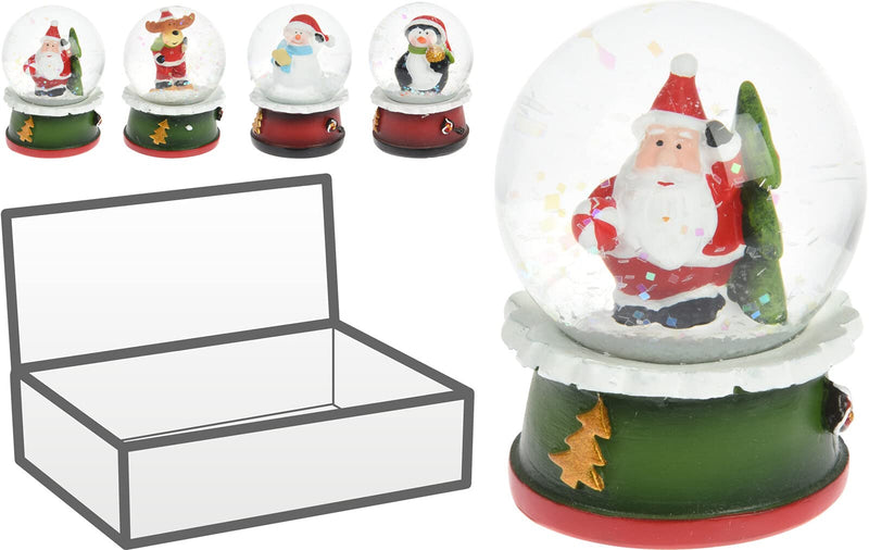 PRGN 1 Sfera AD Acqua SOGGETTI Natalizi 4.5CM ASSORTITA