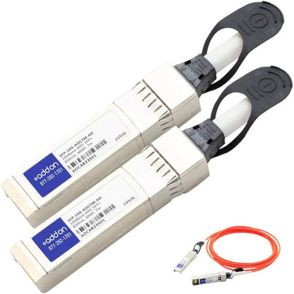 Addon 7M Cisco Compatible Sfp+ Aoc - Direct Attach Cable - Sfp+ To Sfp+ - 7 M - Fibre Optic - For Cisco Catalyst 3560, 3