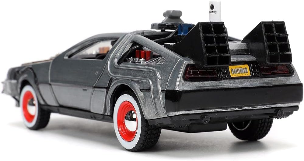 Back to The Future Part III 1:32 Time Machine Die-cast Car, Toys for Kids and Adults