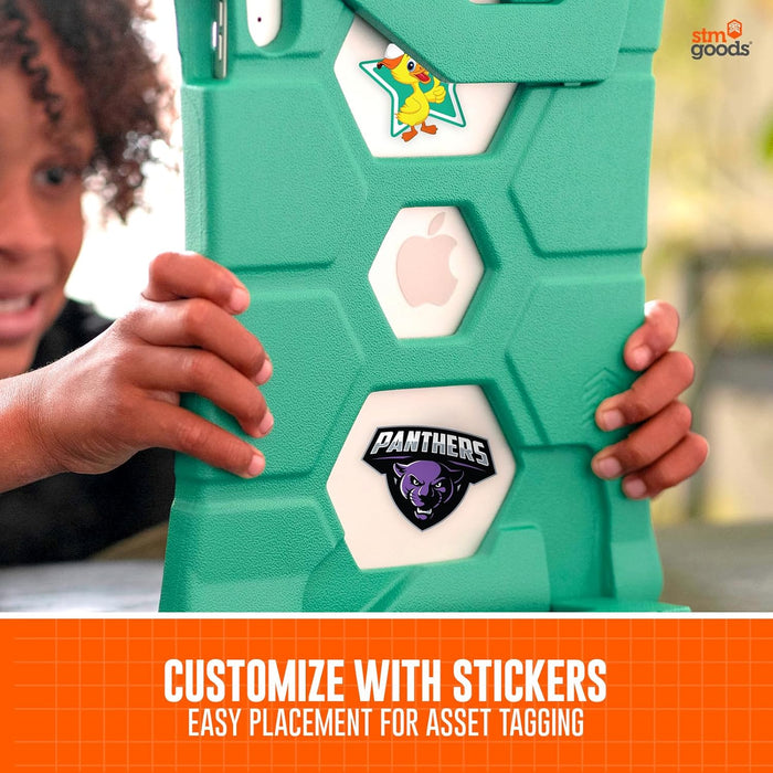 STM Goods Duxling iPad 10th Generation Case for Kids - Ultra-Protective, Two-Handle Design Allows for Easy Carry and Functions as a Multi-Angle Stand (Purple