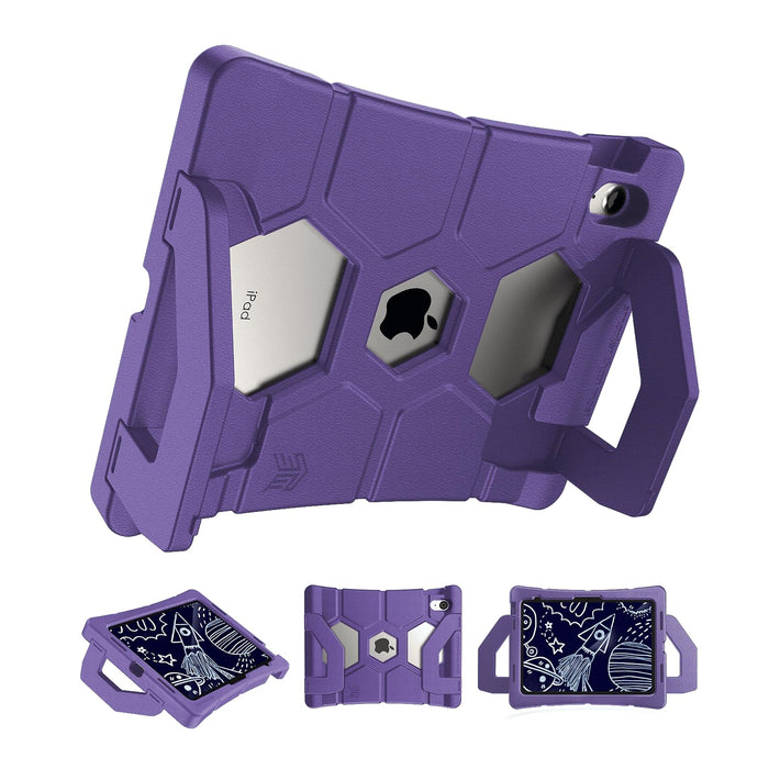 STM Goods Duxling iPad 10th Generation Case for Kids - Ultra-Protective, Two-Handle Design Allows for Easy Carry and Functions as a Multi-Angle Stand (Purple