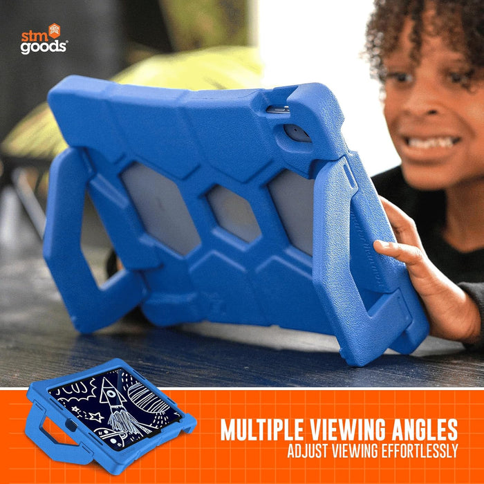 STM Goods Duxling iPad 10th Generation Case for Kids - Ultra-Protective, Two-Handle Design Allows for Easy Carry and Functions as a Multi-Angle Stand (Purple